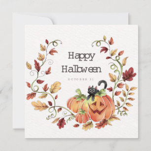 Festividades Cartão de Férias Feliz Halloween