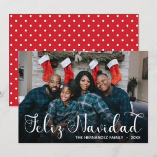 Festividades Cartão de Férias Feliz Navidad