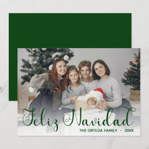 Festividades Cartão de Férias Feliz Navidad