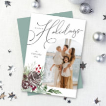 Cartão de Férias Felizes do Arch Elegante