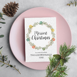 Festividades Cartão de Férias Festivas de Natal mais feliz