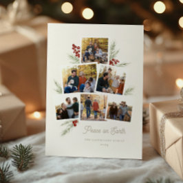 Festividades Cartão de Férias Flat Fesage Foliage, árvore de fo