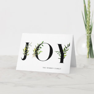 Festividades Cartão de Férias Fotográfico Dobrável Lush Botanic