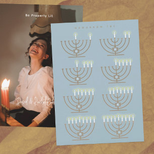 Festividades Cartão de férias Hanukkah 101