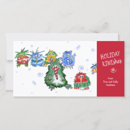 Festividades Cartão de Férias KIWIshes de Desenho Animado