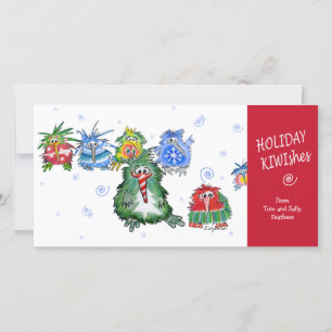 Festividades Cartão de Férias KIWIshes de Desenho Animado