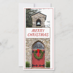 Festividades Cartão de Férias Little Stone Church Flat