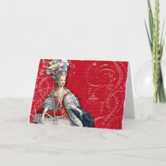Festividades Cartão de Férias Marie Antoinette