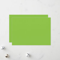 Cartão de Férias Minimalista Verde Moderno