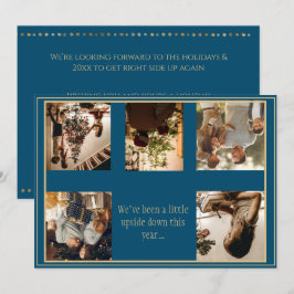 Festividades Cartão de Férias Natal invertido