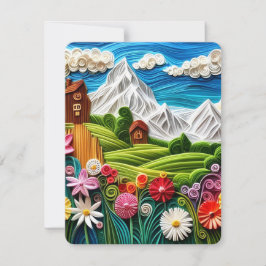 Festividades Cartão de Férias Nature