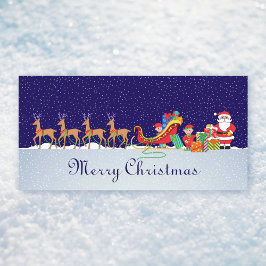 Festividades Cartão de Férias Noite Antes do Natal