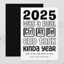 Festividades Cartão de Férias para Anos novos Engraçados