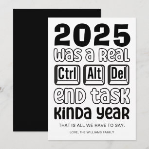 Festividades Cartão de Férias para Anos novos Engraçados