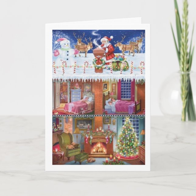 Festividades Cartão de férias para enviar desejos de calor (Frente)