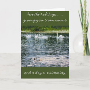 Festividades Cartão de Férias Patas e Penas