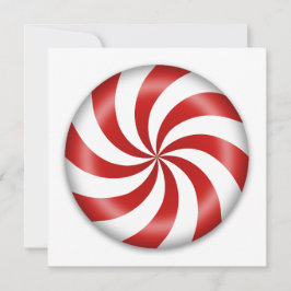 Festividades Cartão de Férias Peppermint Candy