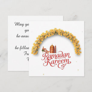 Festividades Cartão de Férias Personalizado Ramadan Kareem