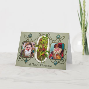 Festividades Cartão de Férias Personalizável Vintage