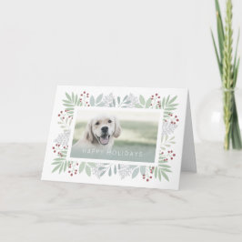 Festividades Cartão de Férias Pet Dog Design
