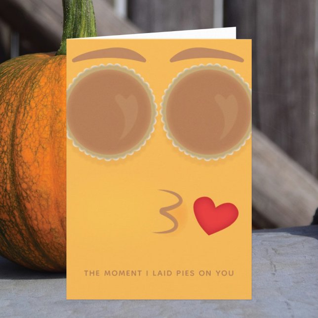 Festividades Cartão de Férias Pie Eyed Kisses (Criador carregado)