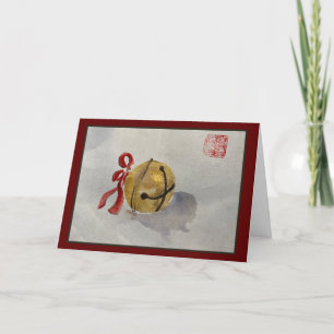 Festividades Cartão de Férias Pintura Jingle Bell