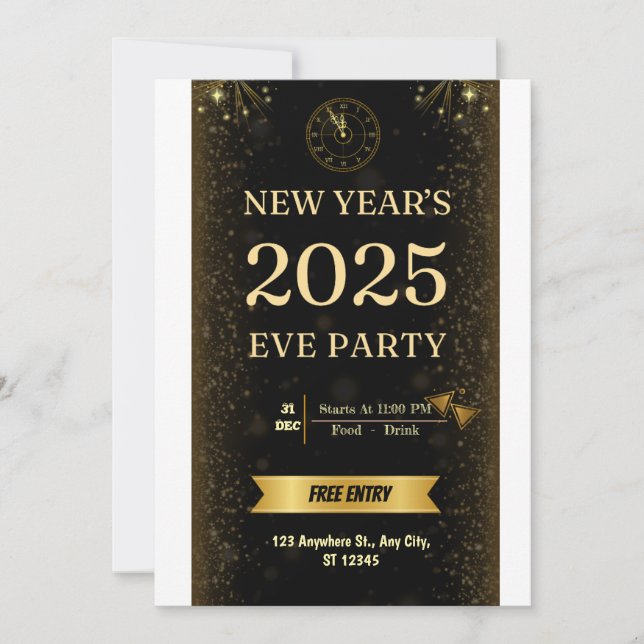 Festividades Cartão de Férias Plano (Frente)