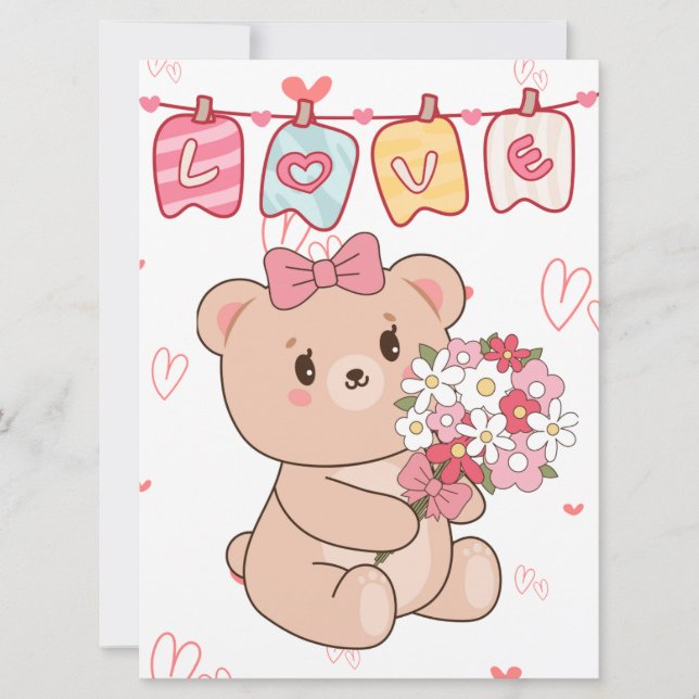 Festividades Cartão de Férias Plano (Frente)