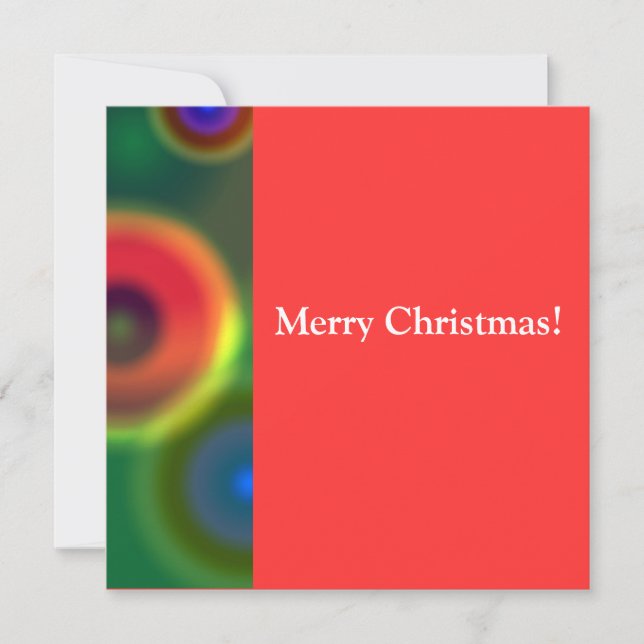 Festividades Cartão de Férias Plano (Frente)