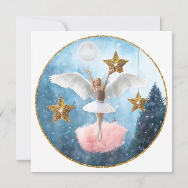 Festividades Cartão de Férias Plano (Frente)