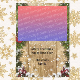 Festividades Cartão de Férias Plano de Natal Russo