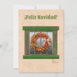 Festividades Cartão de Férias Plano do Sudeste do Chile Ristra 