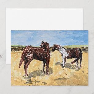Festividades Cartão de Férias Plano na Ilha de Assateague