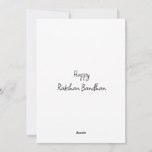Festividades Cartão de Férias Rakshan Bandhan