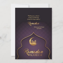 Festividades Cartão de Férias Ramadan Kareem