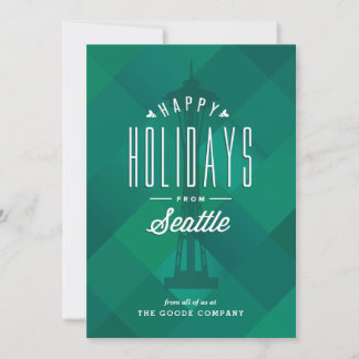 Festividades Cartão de Férias *Saudações De Seattle*