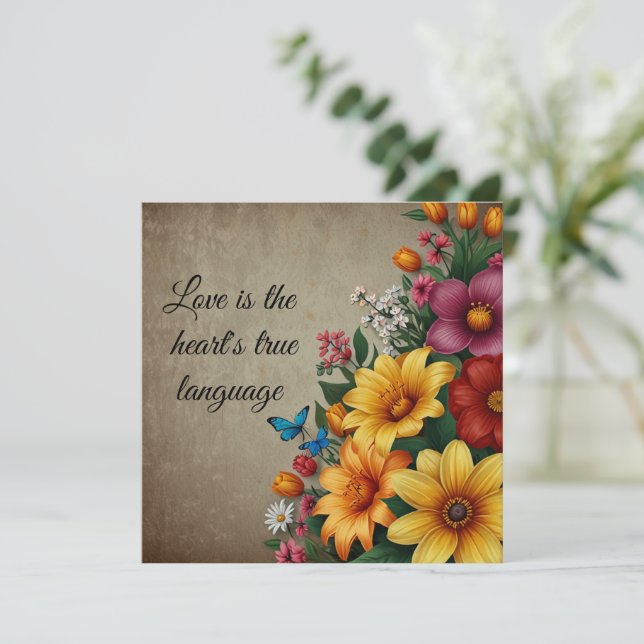 Festividades Cartão de Férias Simples (Em pé/Frente)