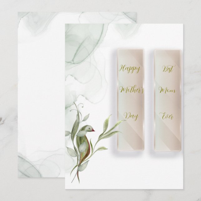 Festividades Cartão de férias simples (Frente/Verso)