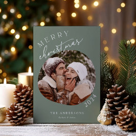 Festividades Cartão de Férias Simplístico