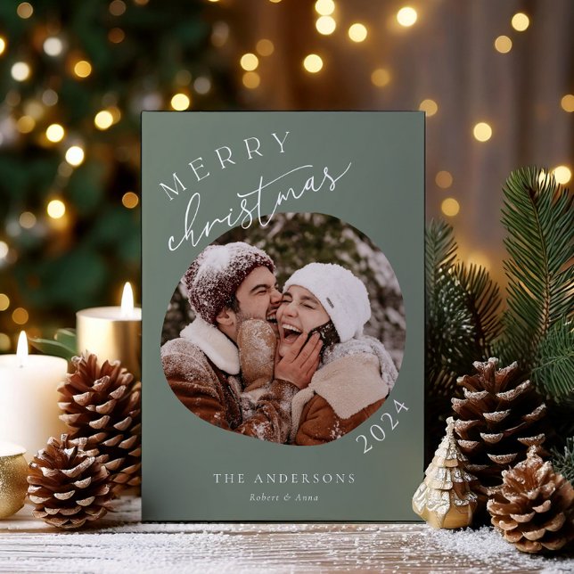 Festividades Cartão de Férias Simplístico (Criador carregado)