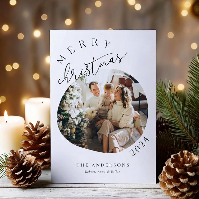 Festividades Cartão de Férias Simplístico (Criador carregado)