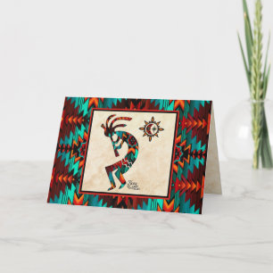 Festividades Cartão de Férias Southwest Kokopelli