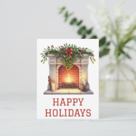 Festividades Cartão de Fogueira de Férias Festivas