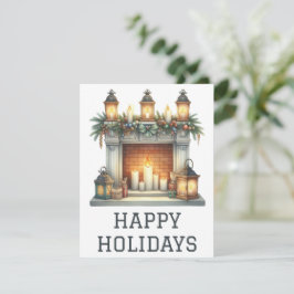 Festividades Cartão de Fogueira de Férias Festivas