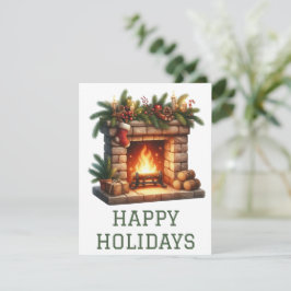 Festividades Cartão de Fogueira de Férias Festivas