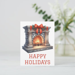 Festividades Cartão de Fogueira de Férias Festivas