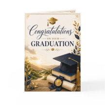 Cartão de Formatura Guiado pela Graça