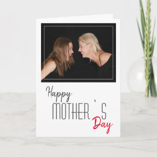 Festividades Cartão de Foto com Roteiro Moderno de Feliz Dia da
