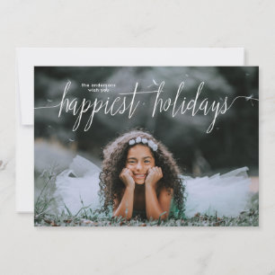 Festividades Cartão de Foto com Sobreposição de Letreiro de Boa