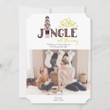 Cartão de Foto de Férias do Quebra-Nozes